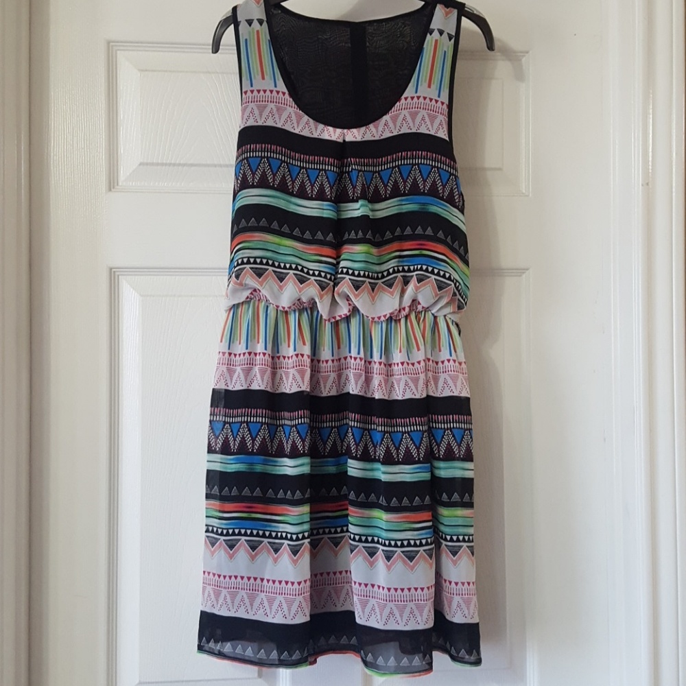 Abstract pattern dress